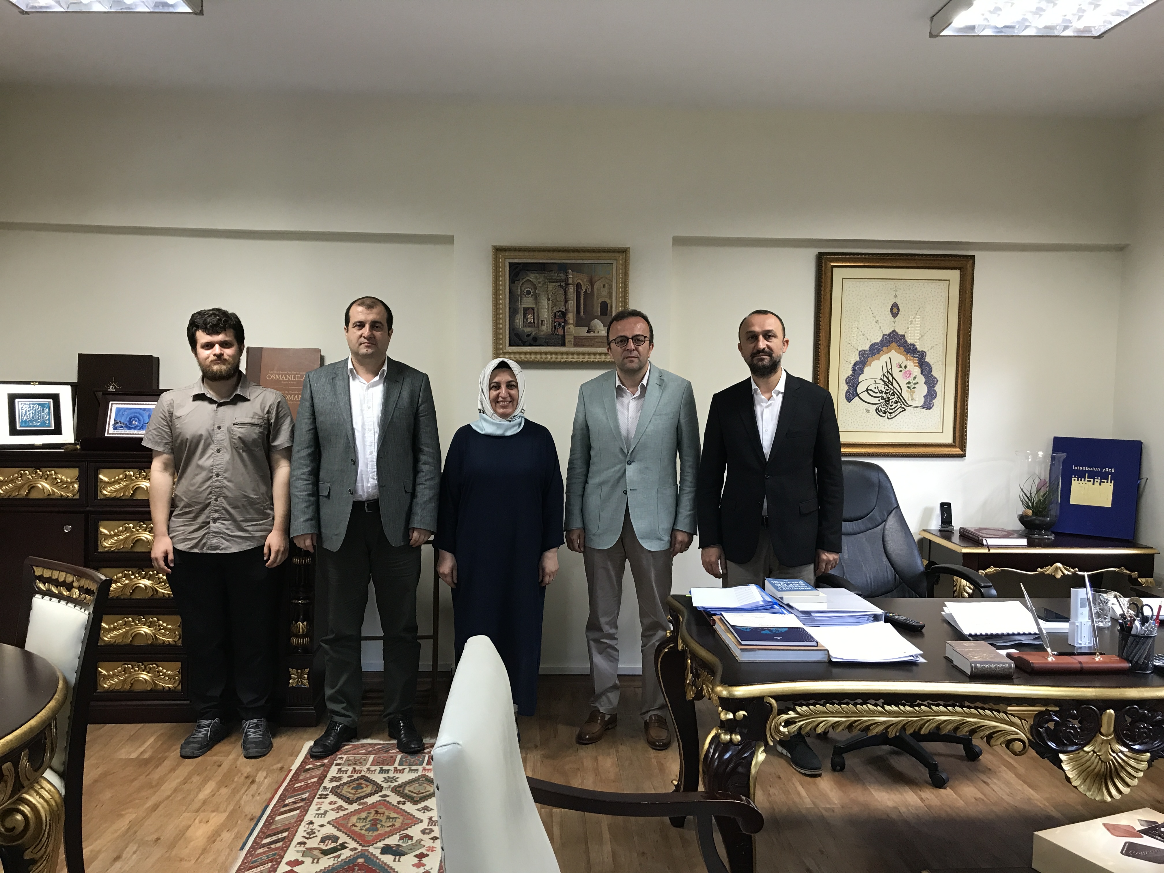KÜLTÜR A.Ş. BAŞKANI RIDVAN DURAN'A HAYIRLI OLSUN ZİYARETİ